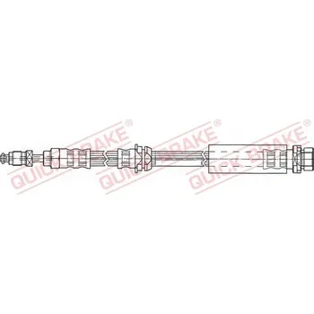 Brzdová hadice Brzdová hadice QUICK BRAKE 37.918