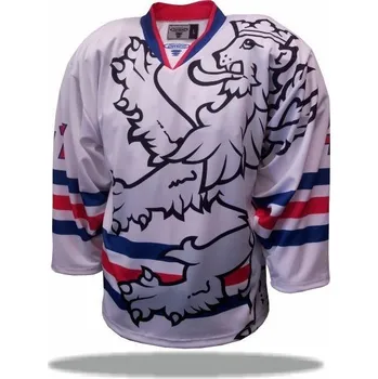 Hokejový dres Hokejový dres ČR "Legionar", bílý - velikost XS