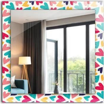 Zrcadlo Zrcadlo Coloray nástěnné čtverec 600 x 600 mm