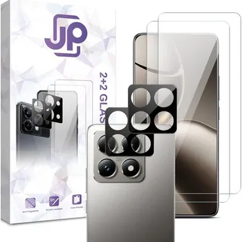 JP Combo Pack 2 ochranná skla + 2 sklíčka na fotoaparát pro Xiaomi 14T Pro