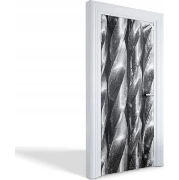 Fototapeta Samolepící dekorace ozdoba samolepka na dveře Vrtáky kovové 95x205 cm