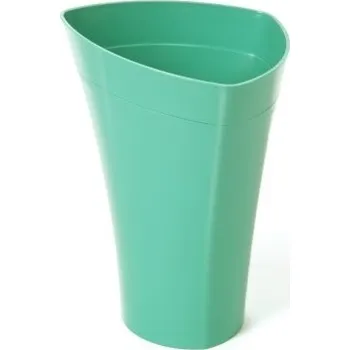 Plastový květináč Wenus 420 mm, smaragd