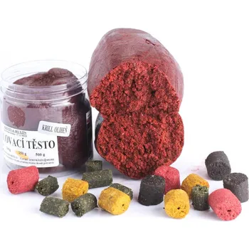 Návnadová surovina Krmiva Hulín Obalovací těsto Krill oliheň 500 g