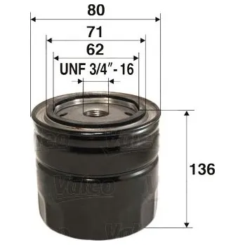 Olejový filtr Olejový filtr VALEO 586018