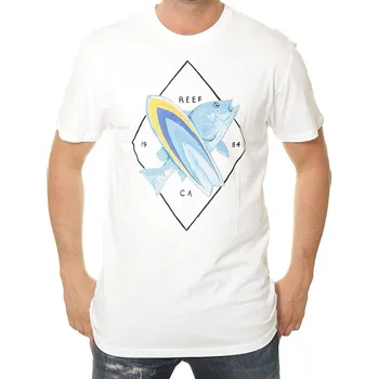 Pánské oblečení reef Pánské triko color tee white