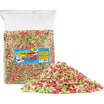 Technika k zahradnímu jezírku Happet Univerzální krmívo pro ryby - Sticks Mix - 3 colored 40L