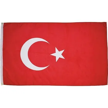 Vlajka Vlajka Turecko velká