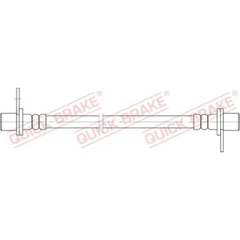 Brzdová hadice Brzdová hadice QUICK BRAKE 25.087