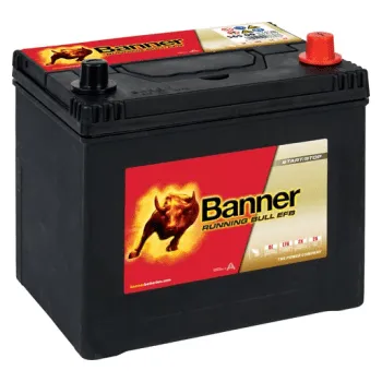 Autobaterie BANNER Running Bull EFB 12V, 65Ah, 550A, 565 00/565 15