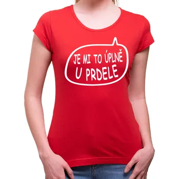 Tričko Flegmatik dámské - Barva Červená