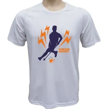 Funkční tričko Florbal Pavouci - velikost L, Barva Neonově zelená