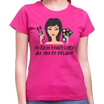 Tričko Kosmetička kouzelnice - Barva Růžová