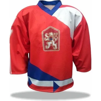 Moto dres RETRO dres ČSSR 1986 červený - velikost M