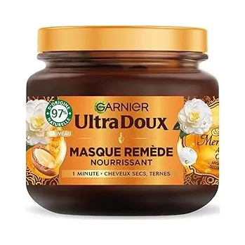 Vlasová regenerace Garnier Ultra Doux Maska na vlasy Vyživující přípravek pro suché vlasy 340ml