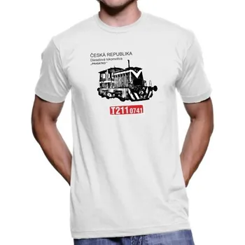 Pánská móda Tričko Lokomotiva T211.0741 Prasátko - Varianty různé černobílé