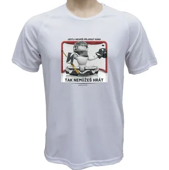 Funkční tričko Hokej Přijmout ránu - velikost XL