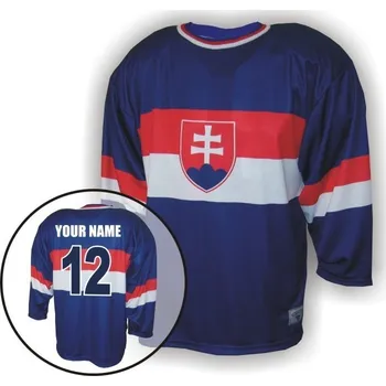 Moto dres RETRO dres Slovensko modrý - velikost L