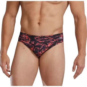 Pánské plavky Tyr Durafast Elite Brief Red S - UK32