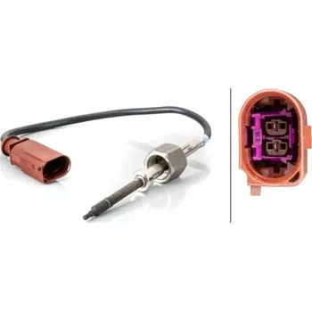 Čidlo automobilu Čidlo, teplota výfukových plynů HELLA 6PT 014 495-051