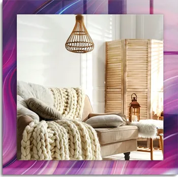 Zrcadlo Dekorativní závěsné zrcadlo s potiskem Abstraktní barevné vlny 60x60 cm