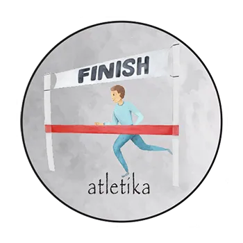 magnetka pro dítě Slon Pamatovák Atletika Obrázek Atletika: Běhání