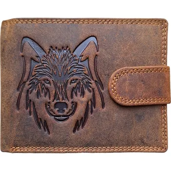 Peněženka Kožená peněženka Vlk