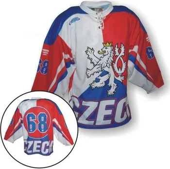 Hokejový dres Hokejový dres s vlajkou a lvem - velikost S