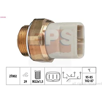 Ventilátor topení a klimatizace Teplotní spínač, větrák chladiče EPS 1.850.605