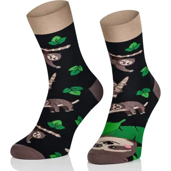 Pánské ponožky Dobré ponožky Spokojený lenochod - Ponožky EU 44-46