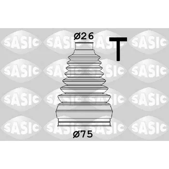 Hřídel nápravy Sada měchů, hnací hřídel SASIC 1906147