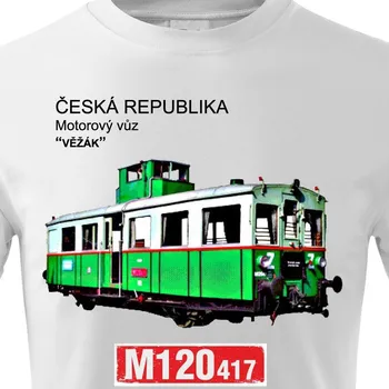 Pánské tričko Tričko Lokomotiva M 120.4 - Věžák - Varianty různé barevné
