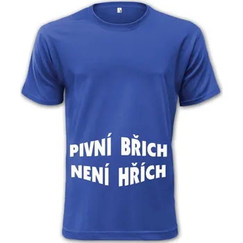Pánské tričko Tričko Pivní břich není hřích