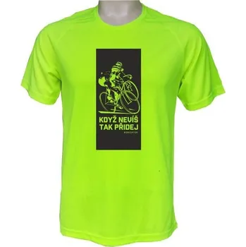 Funkční cyklo tričko Přidej - velikost S, Barva Bílá