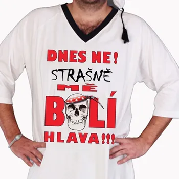 Dámská noční košile Noční košile Dnes ne! Bolí mě hlava! - velikost L