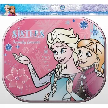 Stínítko do auta 2x SLUNEČNÍ CLONA LEDOVÉ KRÁLOVSTVÍ + OMALOVÁNKY