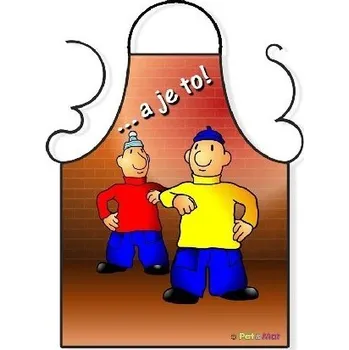 Kuchyňská zástěra Kuchyňská zástěra Pat a Mat - A je to!