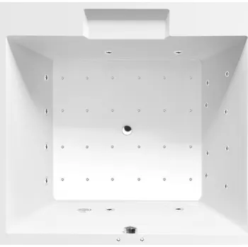 Vana CAME hydromasážní vana, 175x175x50cm, Active Hydro-Air, chrom