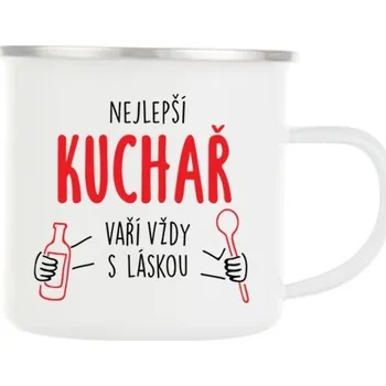 Plechový hrnek Nejlepší kuchař