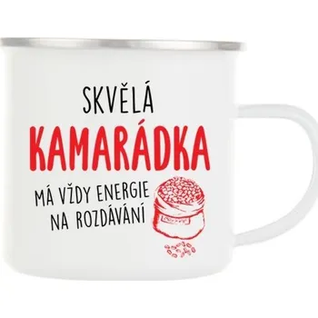 Divja Plechový hrnek Skvělá kamarádka