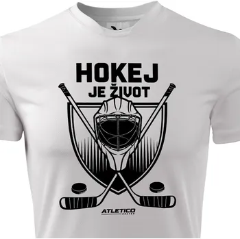 Pánské oblečení Funkční tričko Hokej je Život - velikost S