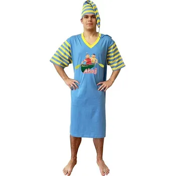 Pánská noční košile Noční košile Pat a Mat Vodáci - velikost XL