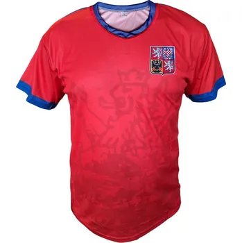 Dres fotbalový ČR červený - vlastní potisk - velikost 146