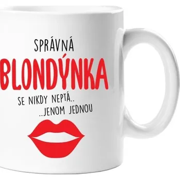 Hrnek Správná blondýnka