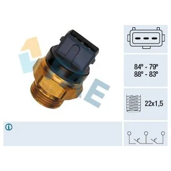 Ventilátor topení a klimatizace Teplotní spínač, větrák chladiče FAE 37940