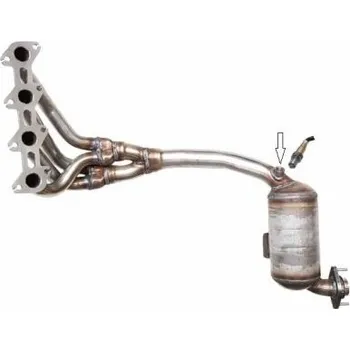 Mercedes A 140 W168 1.6i Montážní katalyzátor výfuku 1091097-1