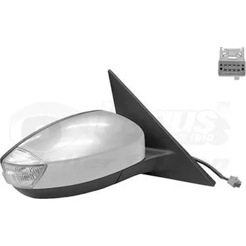 Auto zrcátko Vnější zpětné zrcátko VAN WEZEL 1887828