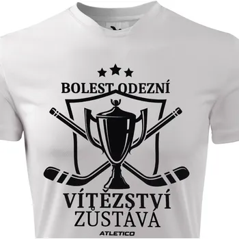 Pánské oblečení Funkční tričko Hokej Vítězství - velikost XS