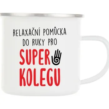 Plechový hrnek Super kolega
