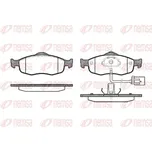 Sada brzdových destiček, kotoučová brzda REMSA 0432.02