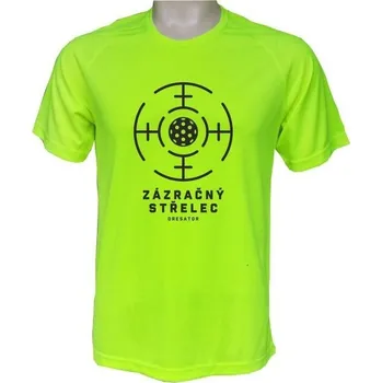 Pánské tričko Funkční tričko Florbal Střelec - velikost L, Barva Bílá